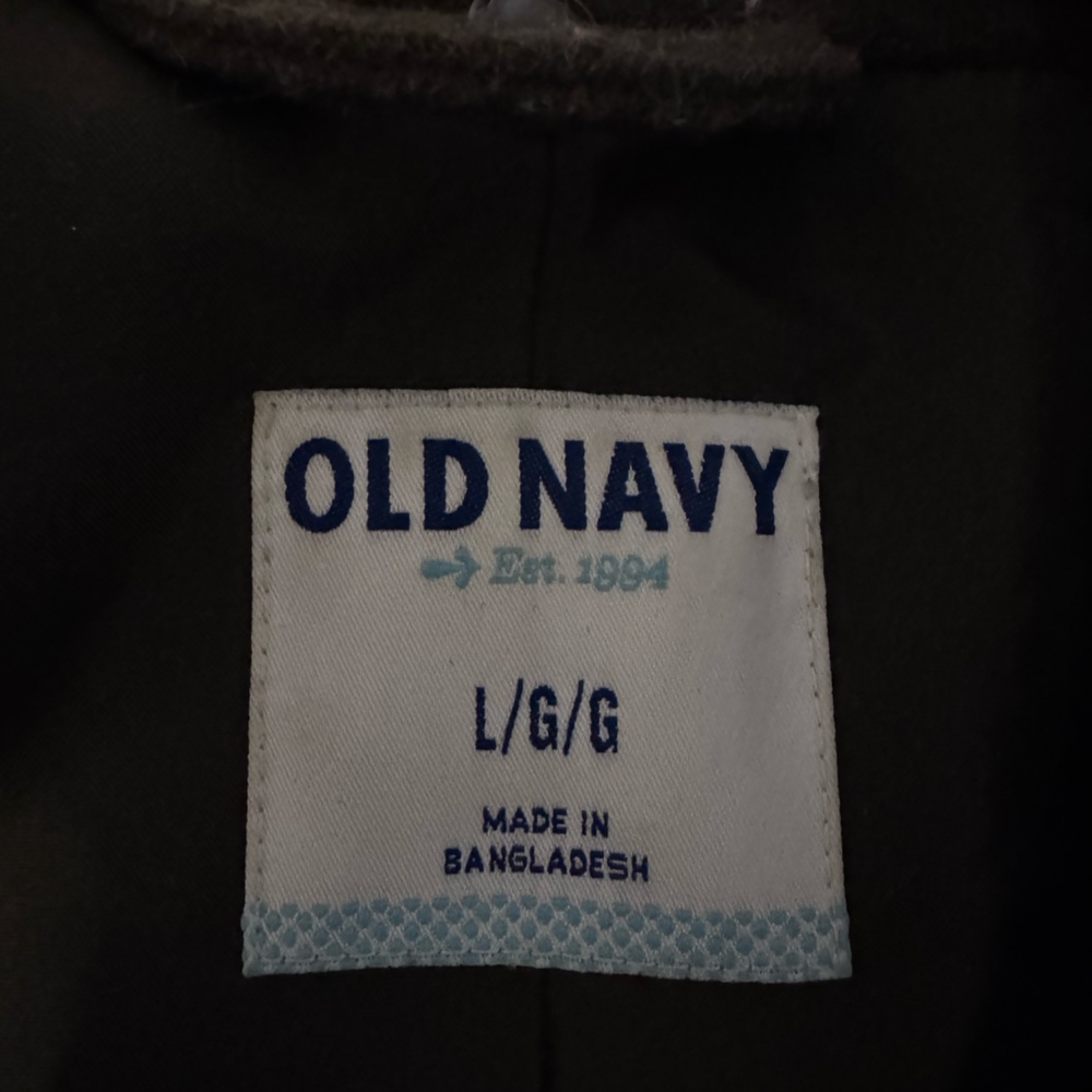 Old Navy Dark Green Pea Coat - Picture 4 of 5